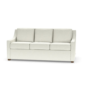 American Leather Perry Comfort Sleeper Queen Plus Size 3-Seat Sofa in Handwoven Beige