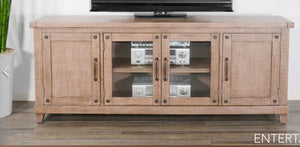 Sunny Designs Vivian Desert Rock 74 Inch Media TV Stand Console