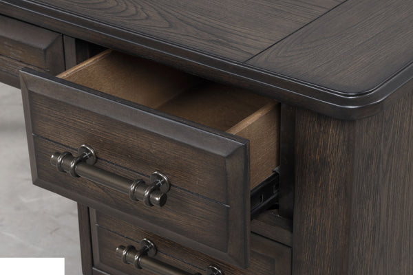 Heritage Serenity Bellamy Lane Mahogany 5-Drawer Desk with USB