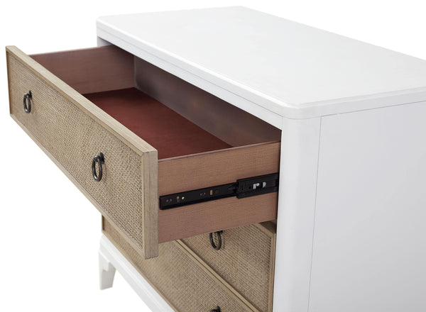 Heritage Coastal Breeze Living 3-Drawer Hall Chest in White Finish