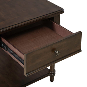 Liberty Furniture Arden Road Drawer End Table in Satin Cherry
