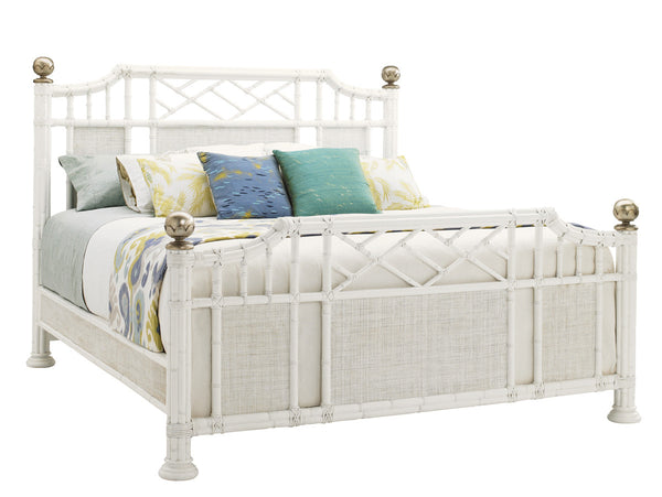 Tommy Bahama Home by Lexington Ivory Key Pritchards Bay Panel King Headboard