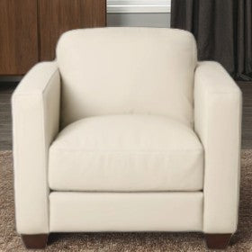 Hudsons Furniture Shilo Leather Chair in Oslo Pebble