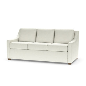 American Leather Perry Comfort Sleeper Queen Plus Size 3-Seat Sofa in Handwoven Beige