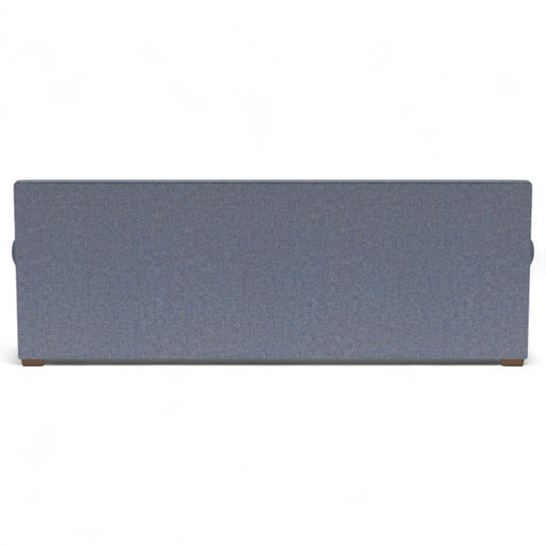 American Leather Gaines 94 Inch Tonic Indigo Fabric King Comfort Sleeper with Mink Finish