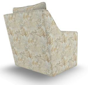 Best Home Aubrey Marina Fabric Pillow Back Swivel Chair