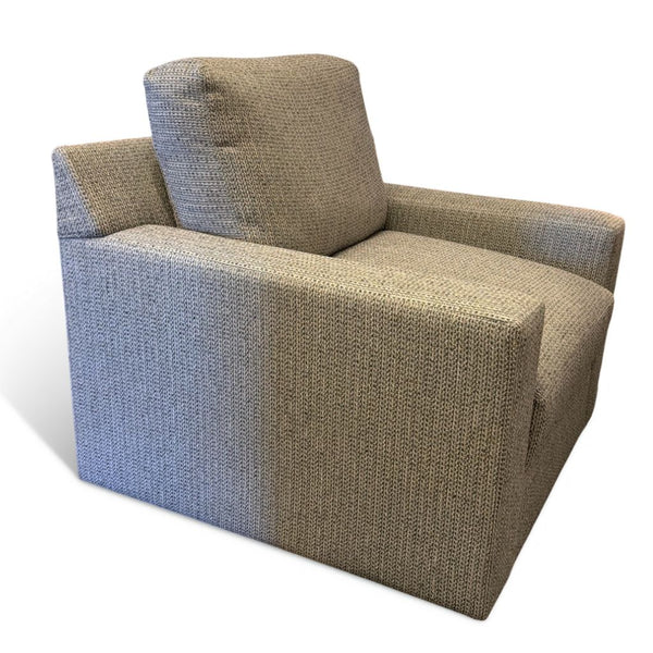 King Hickory Soho Swivel Accent Chair in Tara Granite