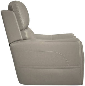 Carter Dove Fabric Power Lift Recliner with Power Headrest, Lumbar, Heat & Massage