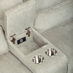 New Classic Remsen 3-Piece Manual Reclining Sectional in Latte