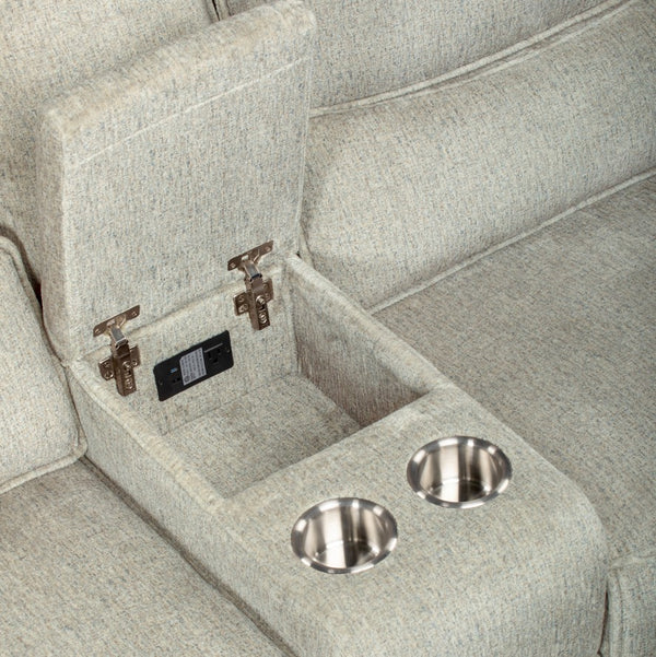 New Classic Remsen 3-Piece Manual Reclining Sectional in Latte