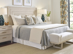 Tommy Bahama Home Copacabana Las Brisas King Panel Headboard in Alabaster