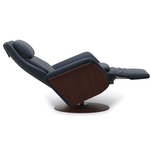 Stressless Sam Power Recliner in Paloma Oxford Blue