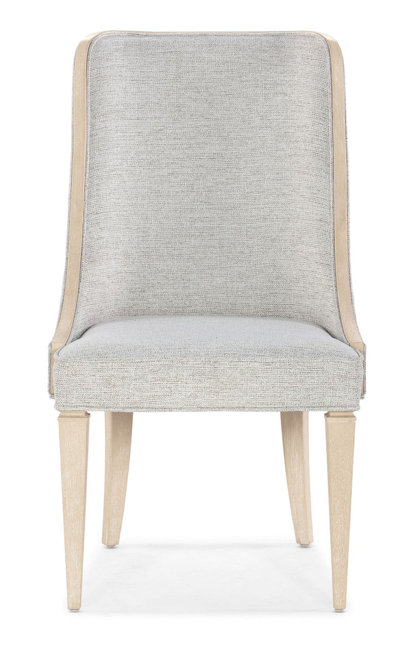 Hooker Furniture Nouveau Chic Sandstone & Sand-Silk Linen Host Dining Chair