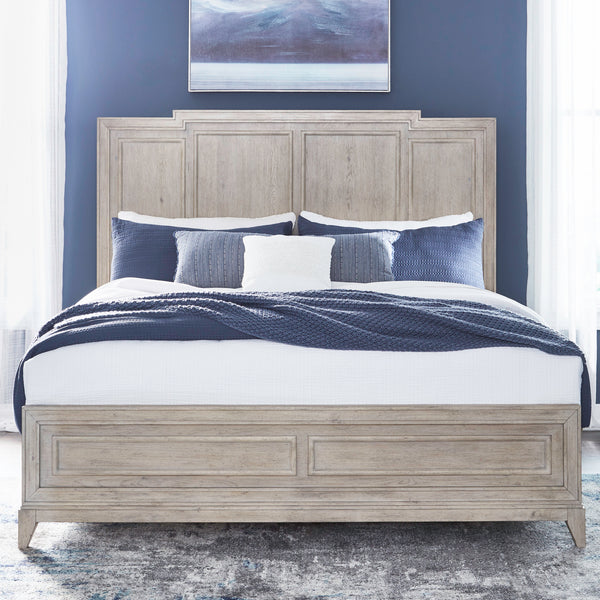 Liberty Furniture New Haven Queen Panel Bed in Sanctuary White