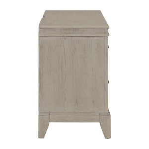 Liberty Furniture New Haven 2-Drawer Nightstand with Charging Station in Sanctuary White