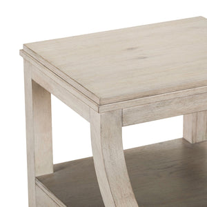 Liberty Furniture New Haven Chairside Table in Sanctuary White