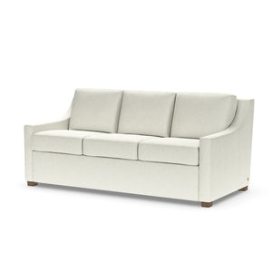 American Leather Perry Comfort Sleeper Queen Plus Size 3-Seat Sofa in Handwoven Beige