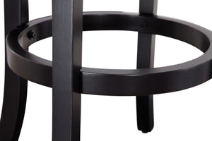 American Woodcrafters Booker X-Back Wooden Counter Stool Black