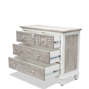Seawinds Islamorada Dapple Grey Finish 4-Drawer Chest