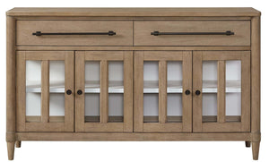 Heritage Coastal Breeze Living 2-Drawer 4-Door Buffet in Sand Finish