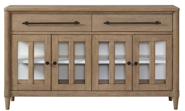 Heritage Coastal Breeze Living 2-Drawer 4-Door Buffet in Sand Finish