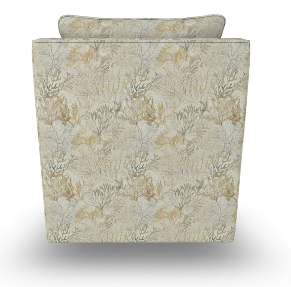 Best Home Aubrey Marina Fabric Pillow Back Swivel Chair