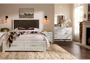 Vaughan Bassett Lodge & Loft Soft White 6-Drawer Dresser