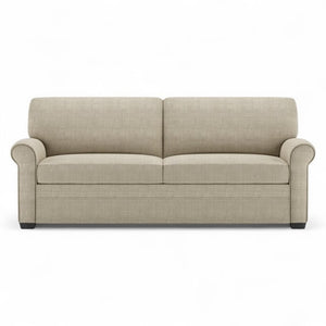 American Leather Gaines 78 Inch Apollo Natural Fabric Queen Comfort Sleeper with Mink Finish