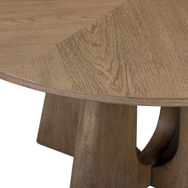 Liberty Furniture Hendrix Place Round Cocktail Table in Natural