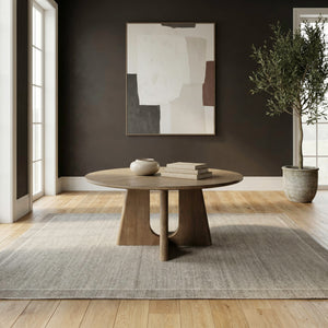Liberty Furniture Hendrix Place Round Cocktail Table in Natural
