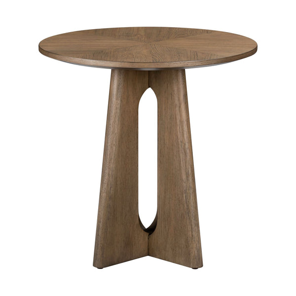 Liberty Furniture Hendrix Place Round End Table in Natural