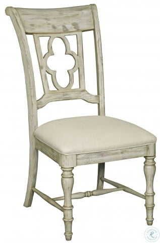 Kincaid Weatherford Rectangular Dining Table In Cornsilk Finish with 4 Side Chairs & 2 Armchairs