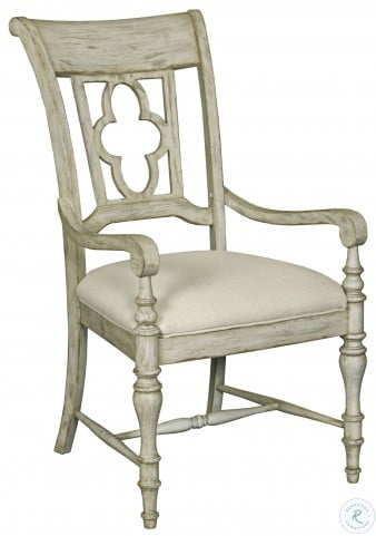 Kincaid Weatherford Rectangular Dining Table In Cornsilk Finish with 4 Side Chairs & 2 Armchairs