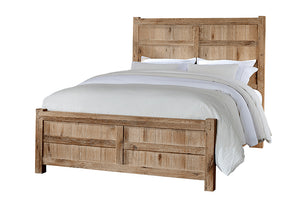 Vaughan-Bassett Dovetail Sun Bleached White Board & Batten Queen Headboard