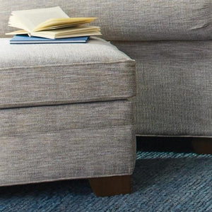 Craftmaster Comic Traditional Accent Ottoman with Manhattan Finish