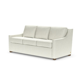 American Leather Perry Comfort Sleeper Queen Plus Size 3-Seat Sofa in Handwoven Beige
