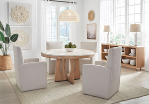 Parkerhouse Escape 54-Inch Round Natural Dining Table