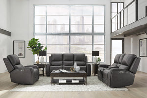 Parker House Belmont Autumn Fog Leather Zero-Gravity Power Recliner
