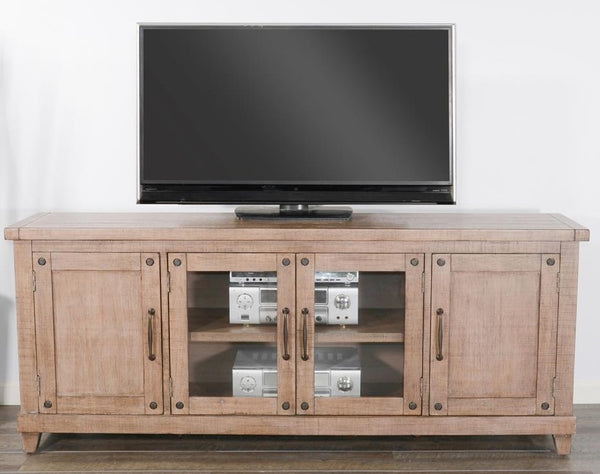 Sunny Designs Vivian Desert Rock 74 Inch Media TV Stand Console