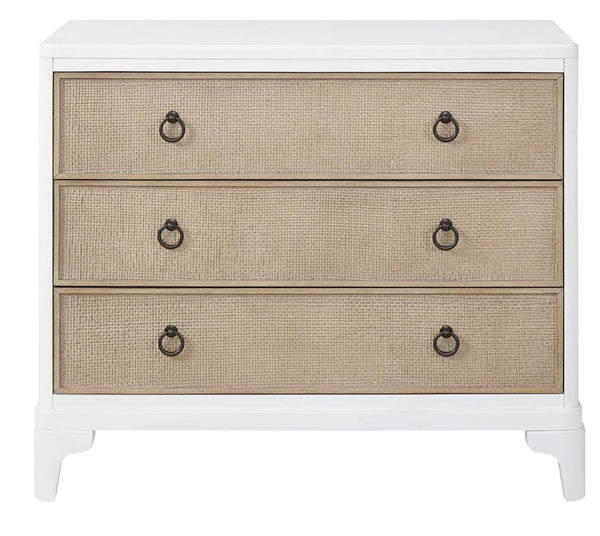 Heritage Coastal Breeze Living 3-Drawer Hall Chest in White Finish