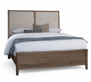 Vaughan Bassett Woodbridge Dark Cashmere Queen Upholstered Headboard