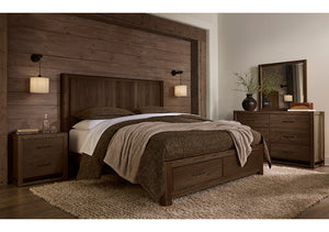 Vaughan Bassett Lodge & Loft Dark Oak 6-Drawer Dresser