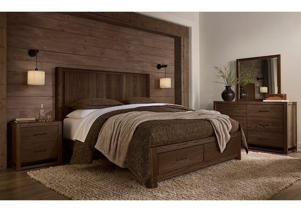 Vaughan Bassett Lodge & Loft Dark Oak 6-Drawer Dresser