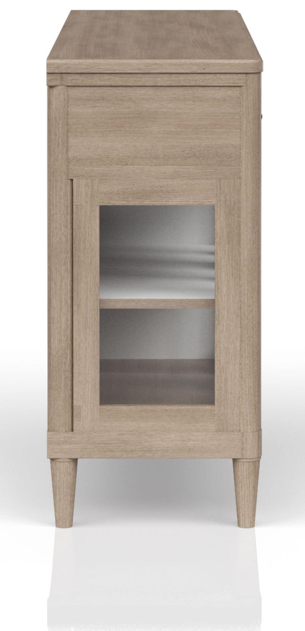 Heritage Coastal Breeze Living 2-Drawer 4-Door Buffet in Sand Finish