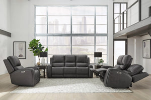 Parker House Belmont Autumn Fog Leather Zero-Gravity Power Recliner