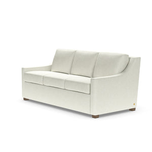 American Leather Perry Comfort Sleeper Queen Plus Size 3-Seat Sofa in Handwoven Beige