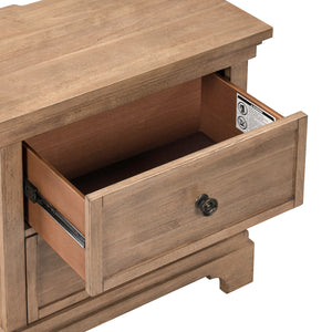 Liberty Furniture Haven Hills Nightstand with Charging Station