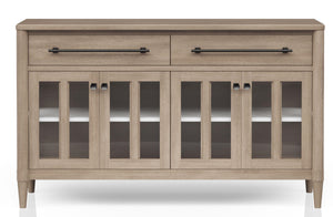 Heritage Coastal Breeze Living 2-Drawer 4-Door Buffet in Sand Finish