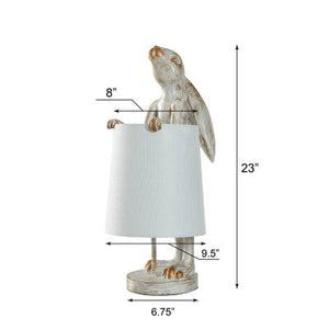 Style Craft Rabbit Figurine Lamp