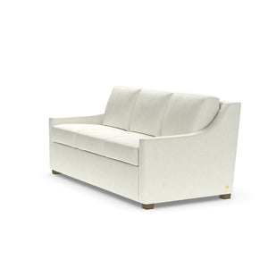 American Leather Perry Comfort Sleeper Queen Plus Size 3-Seat Sofa in Handwoven Beige
